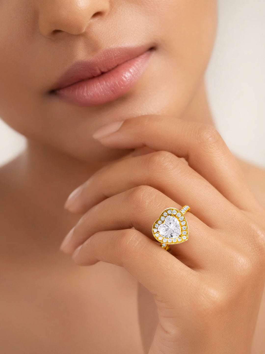 925 Fine  Silver Eternal Heart Ring フリーサイズ