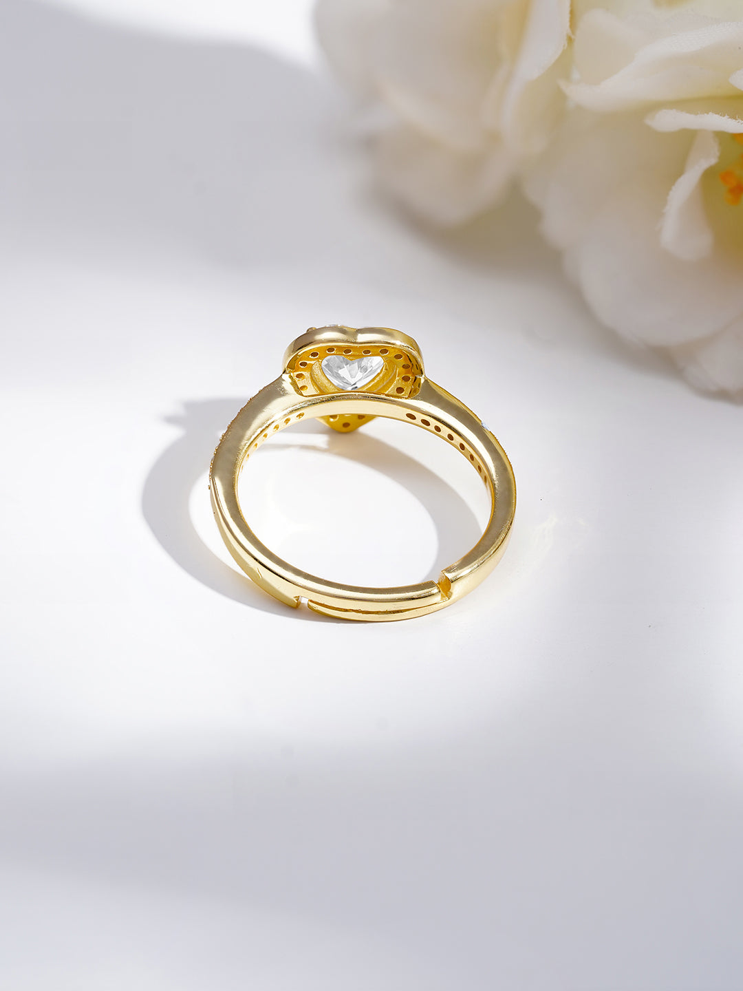 925 Fine  Silver Eternal Heart Ring フリーサイズ