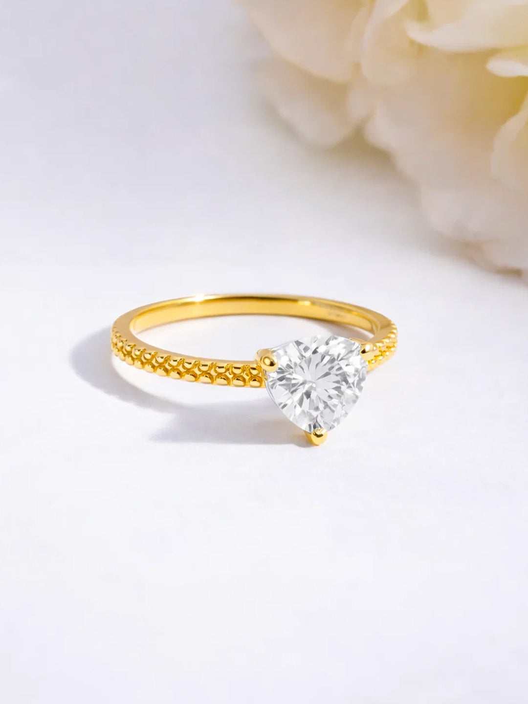925 Fine  Silver Classic Solitaire Ring フリーサイズ