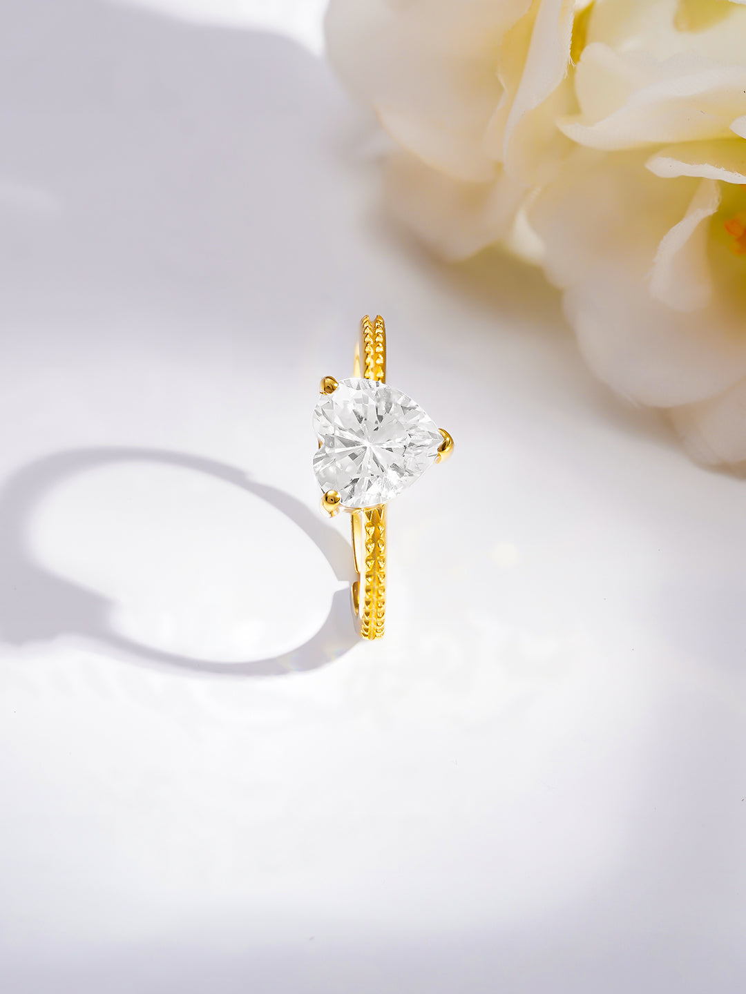 925 Fine  Silver Classic Solitaire Ring フリーサイズ