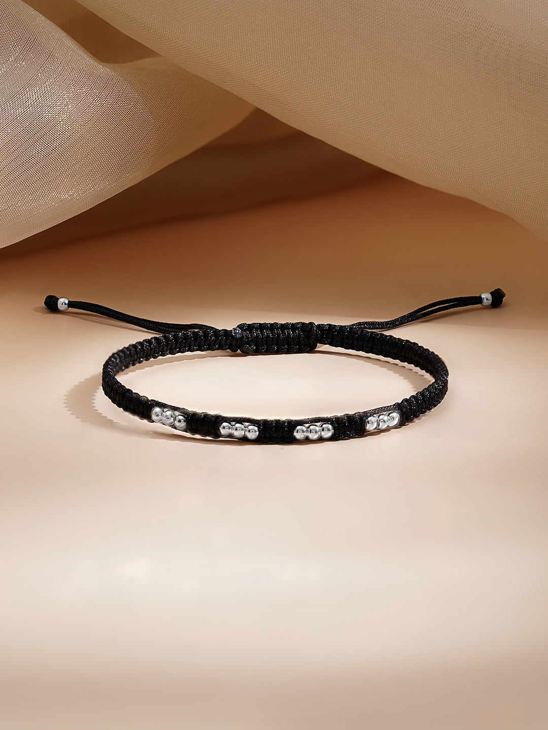 925 Fine Silver Lucky Charm Bracelet Length-15 cm : Width-0.3 cm