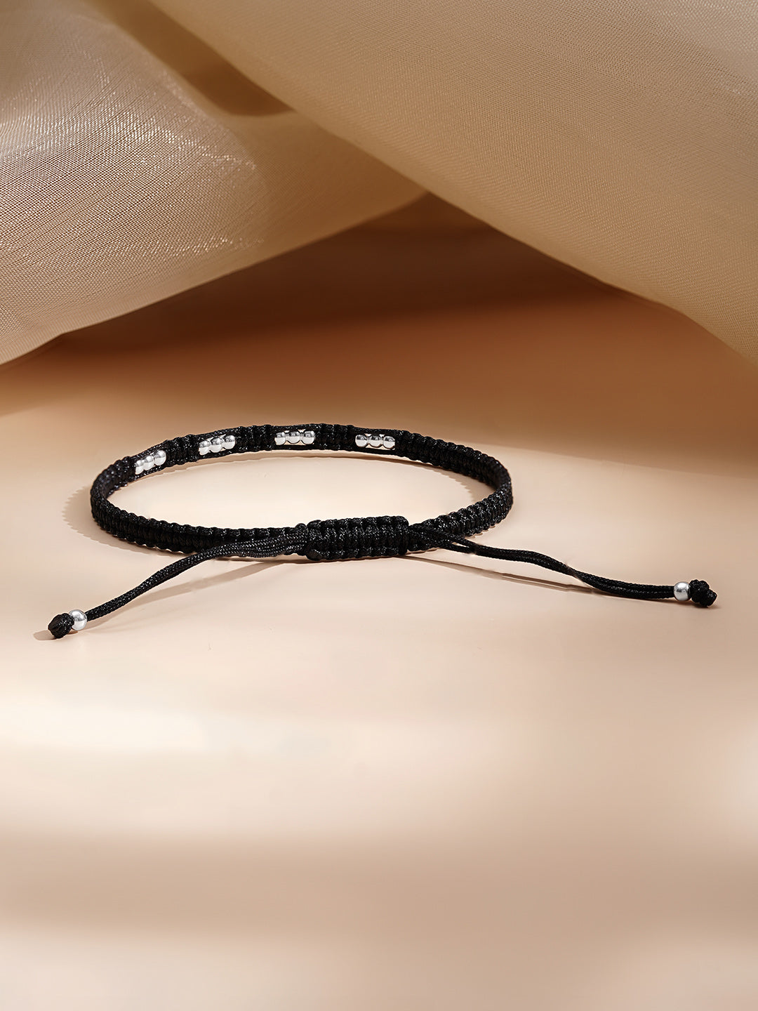 925 Fine Silver Lucky Charm Bracelet Length-15 cm : Width-0.3 cm