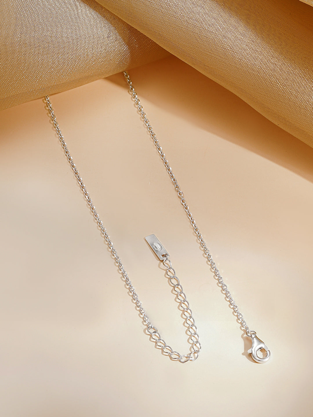 925 Fine Silver Rhodium Plated Multi Charm Necklace フリーサイズ