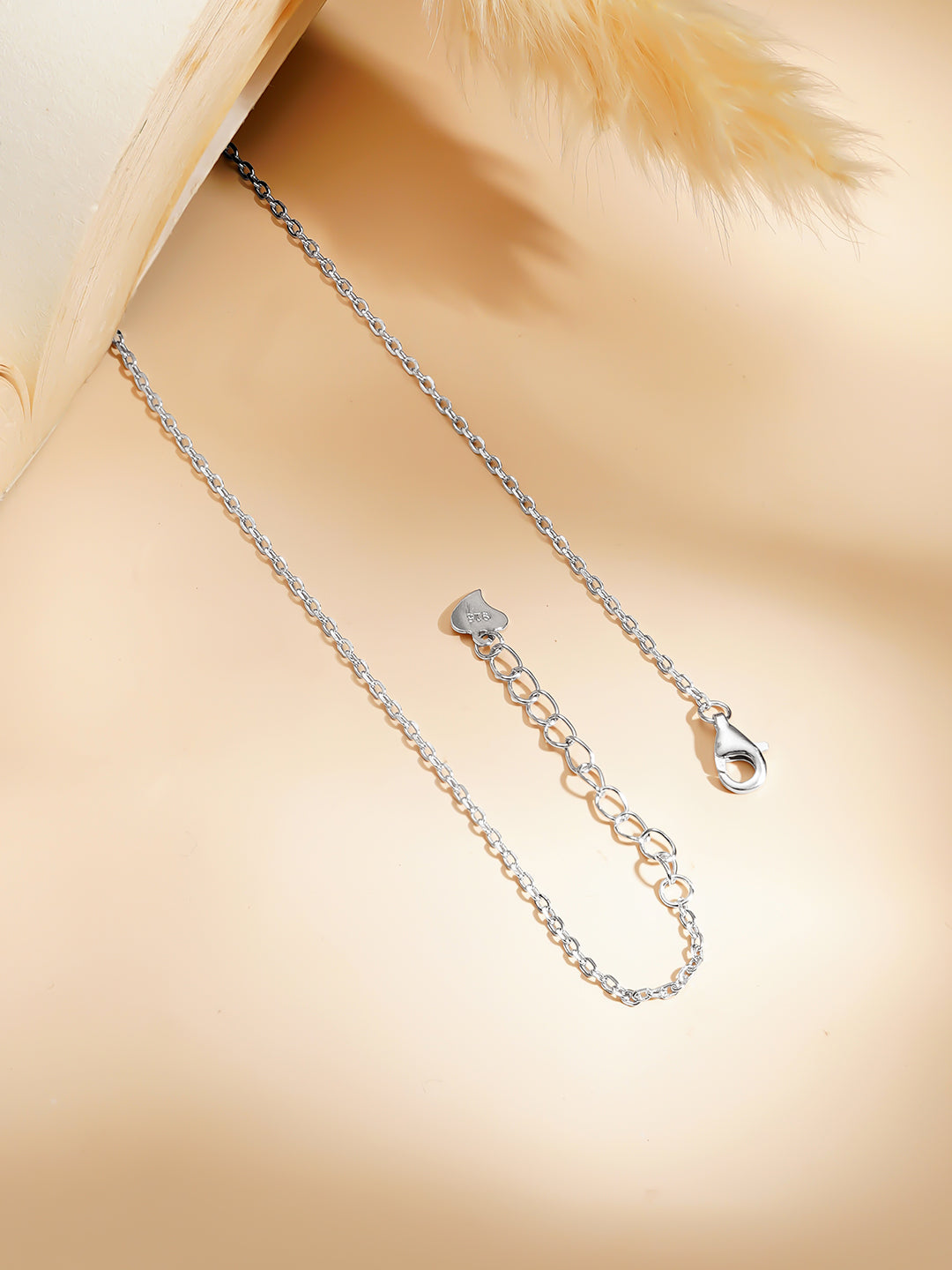 925 Fine Silver Rhodium Plated Yellow Citrine Heart Pendant フリーサイズ