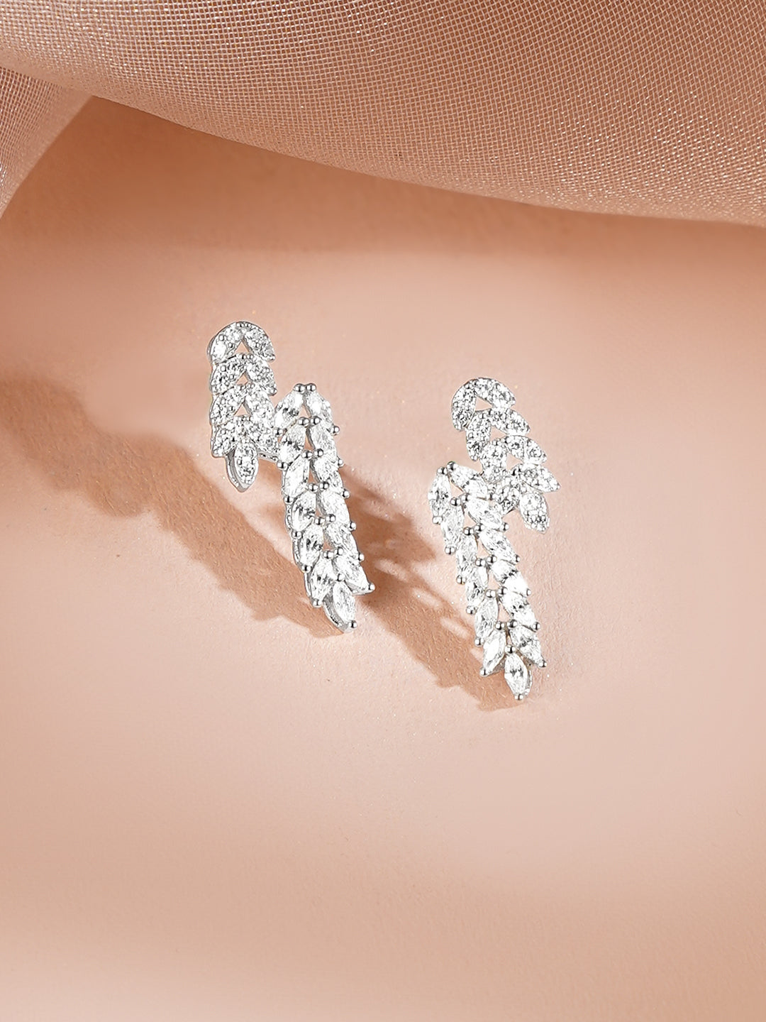 925 Fine Silver Rhodium Plated Necklace Set フリーサイズ