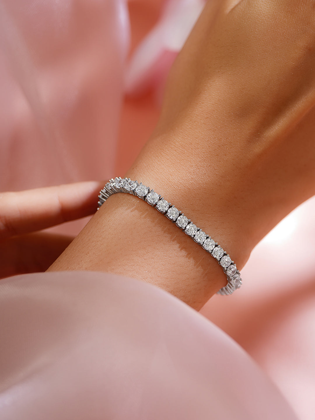 925 Fine Silver Rhodium Plated Snake Design Bracelet フリーサイズ