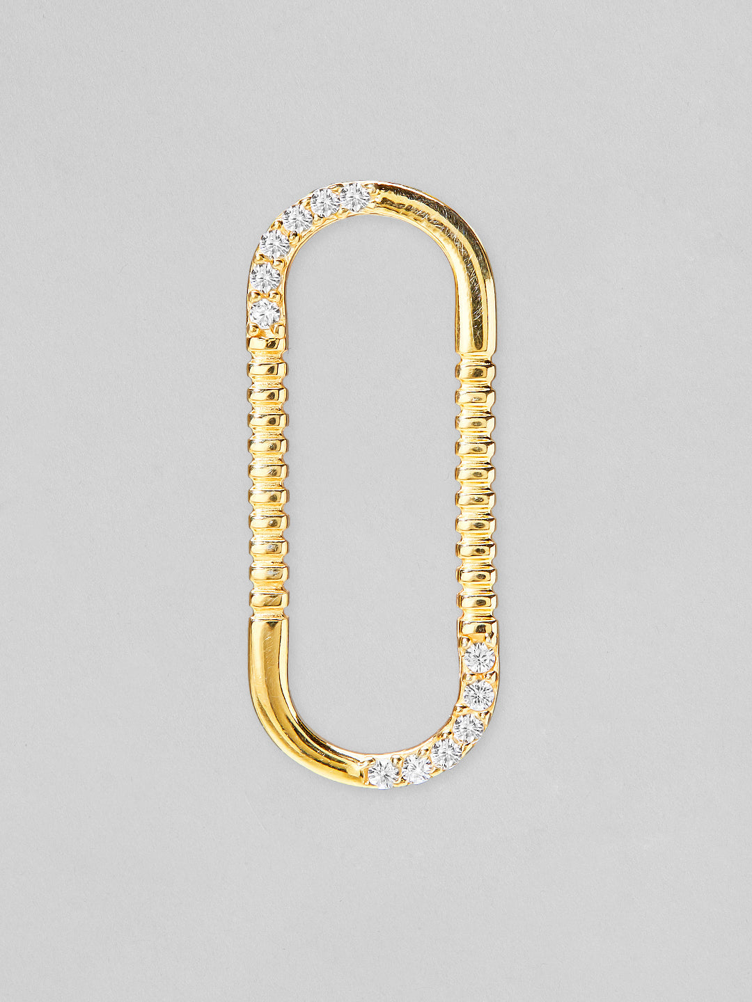 Rubans 925 Silver The Minimal Geometricity Stud Earrings. - Gold Plated Gold