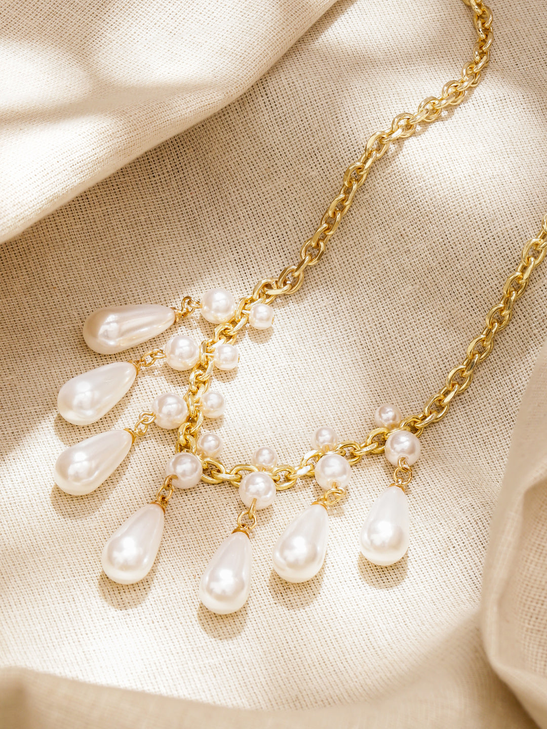 Snowdrop Pearl Necklace Picks フリーサイズ