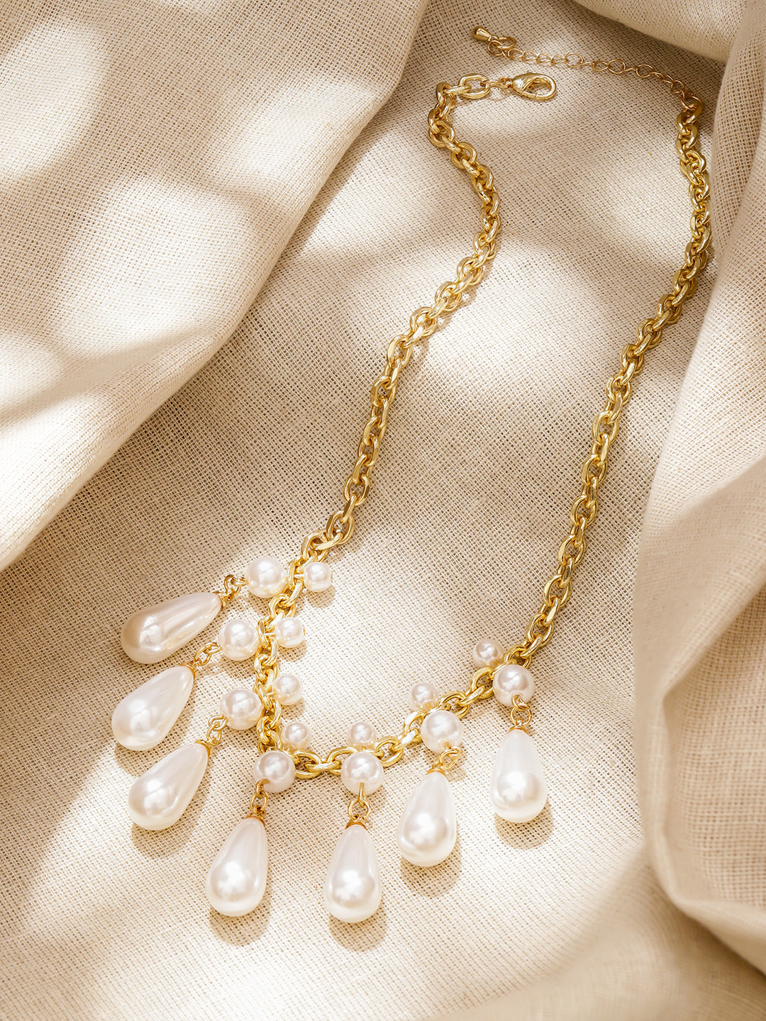 Snowdrop Pearl Necklace Picks フリーサイズ