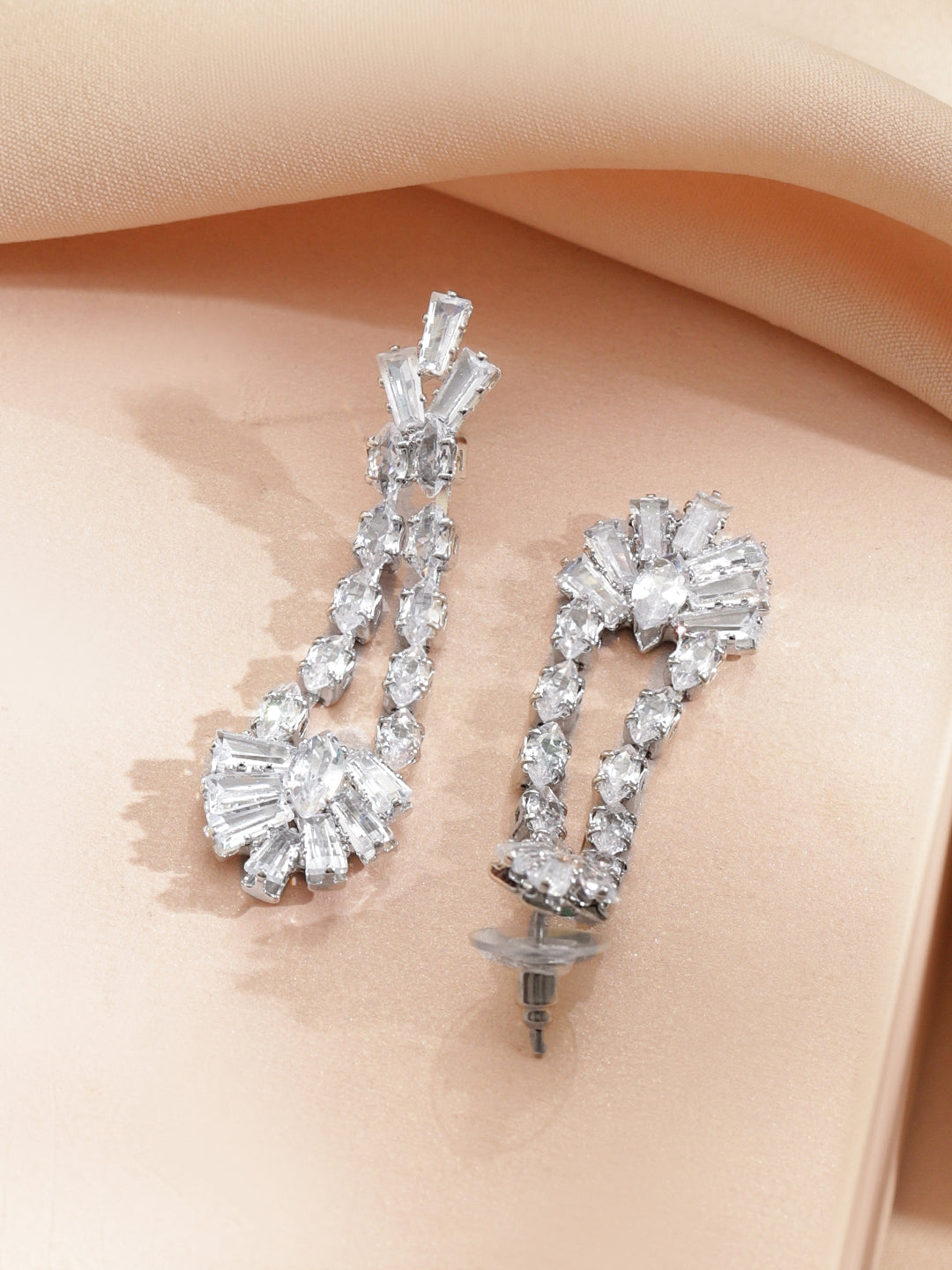 Crystal Embellished Necklace Set フリーサイズ