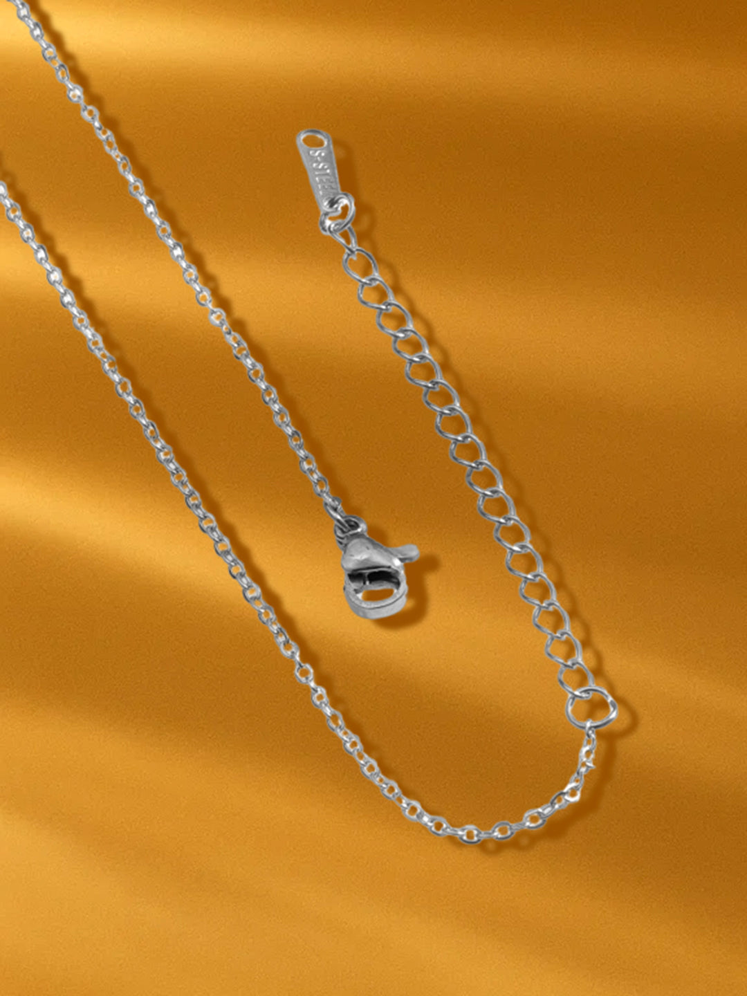 Blue Crystal Studded Pendant Necklace フリーサイズ
