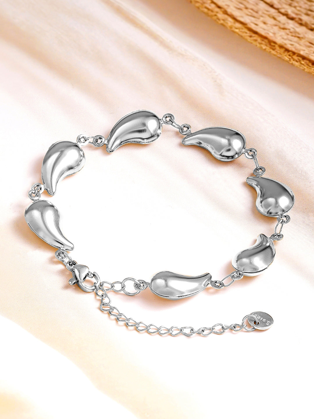 Modern Drop Charm Bracelet フリーサイズ