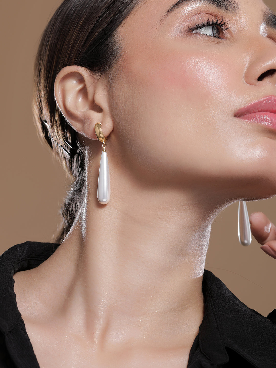 【Rubans】 Pearl Dewdrop Earrings｜パール デュードロップ イヤリング