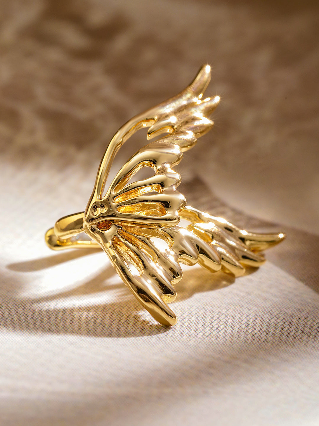 【Rubans】 Winged Grace Statement Earcuff｜ウィングドグレース ステートメント イヤーカフ（片耳用）