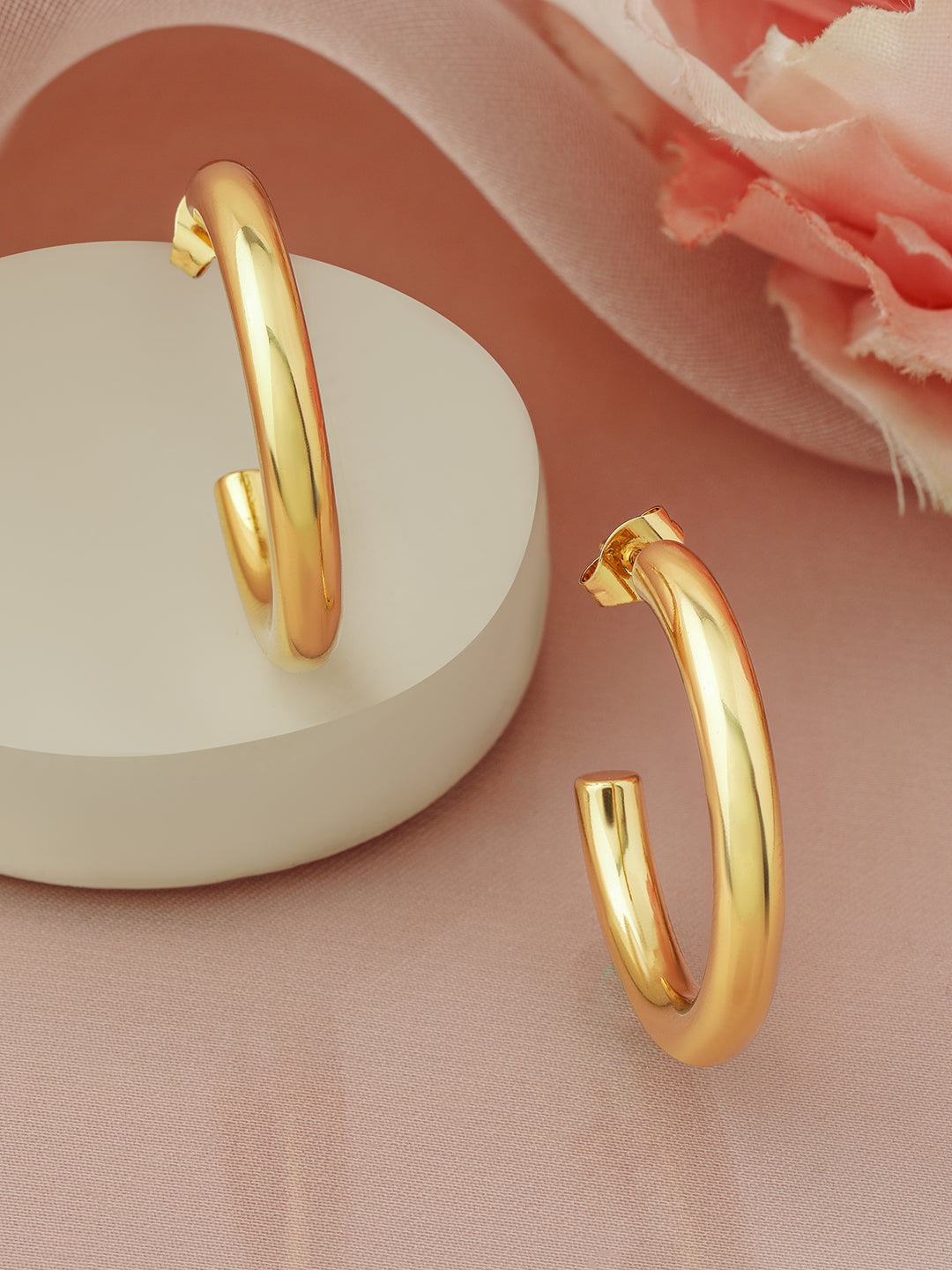 Modern Chic Minimal Hoops フリーサイズ