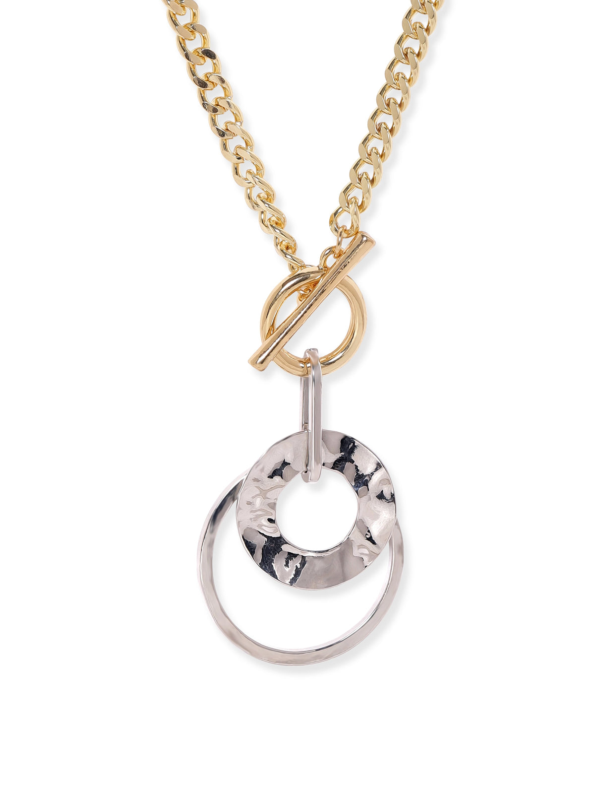 Rings on Play Statement Necklace フリーサイズ