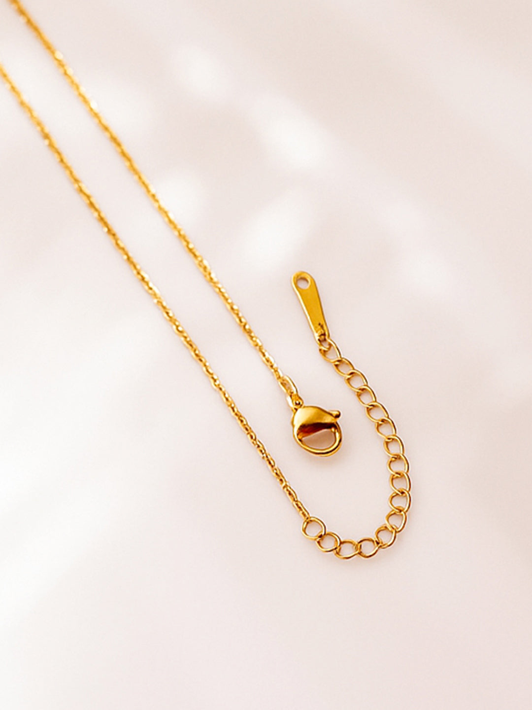 Gold Layered Necklace With Butterfly Accent フリーサイズ