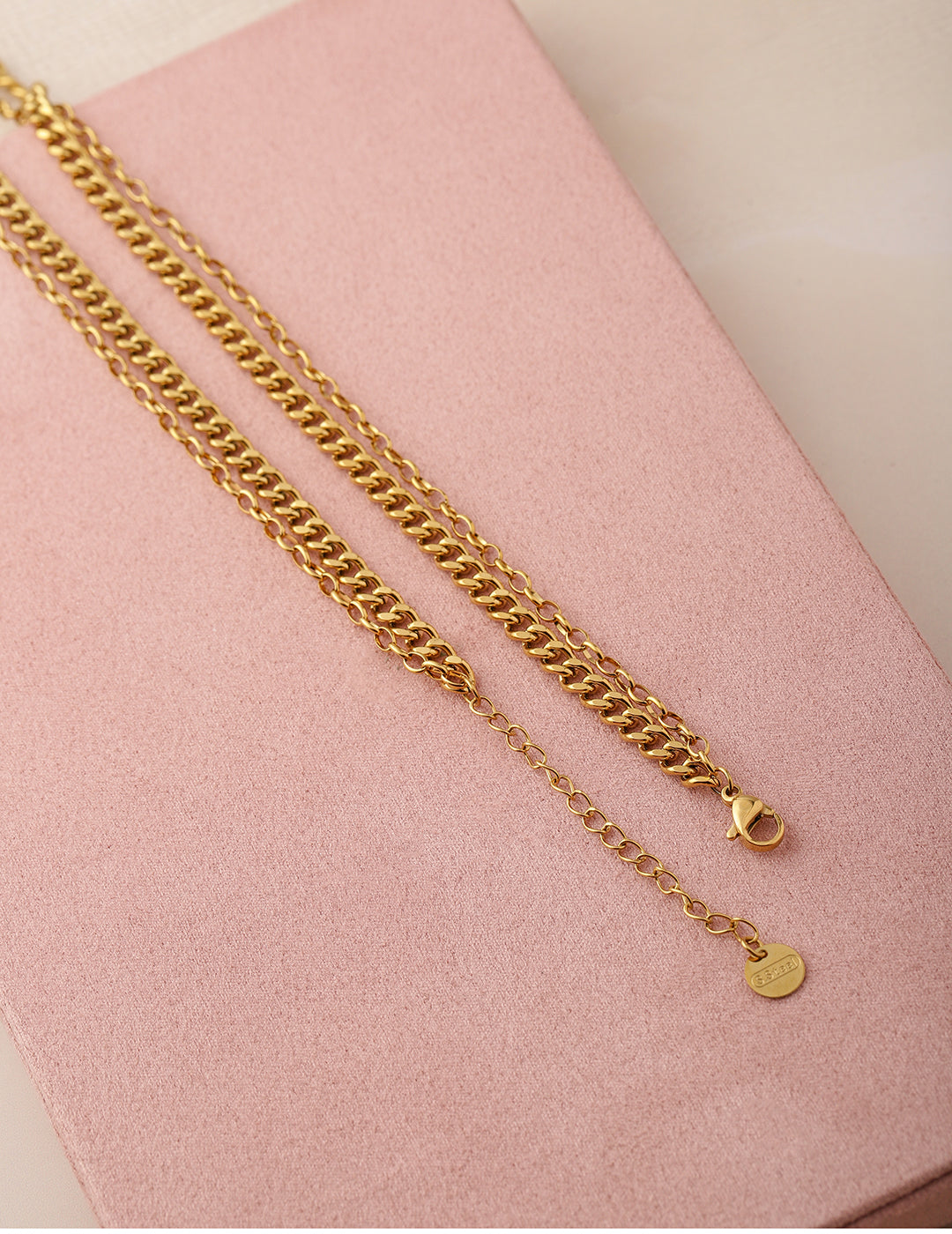 【Rubans】 Evil Eye Sleek Necklace Chain｜イービルアイ スリーク ネックレスチェーン