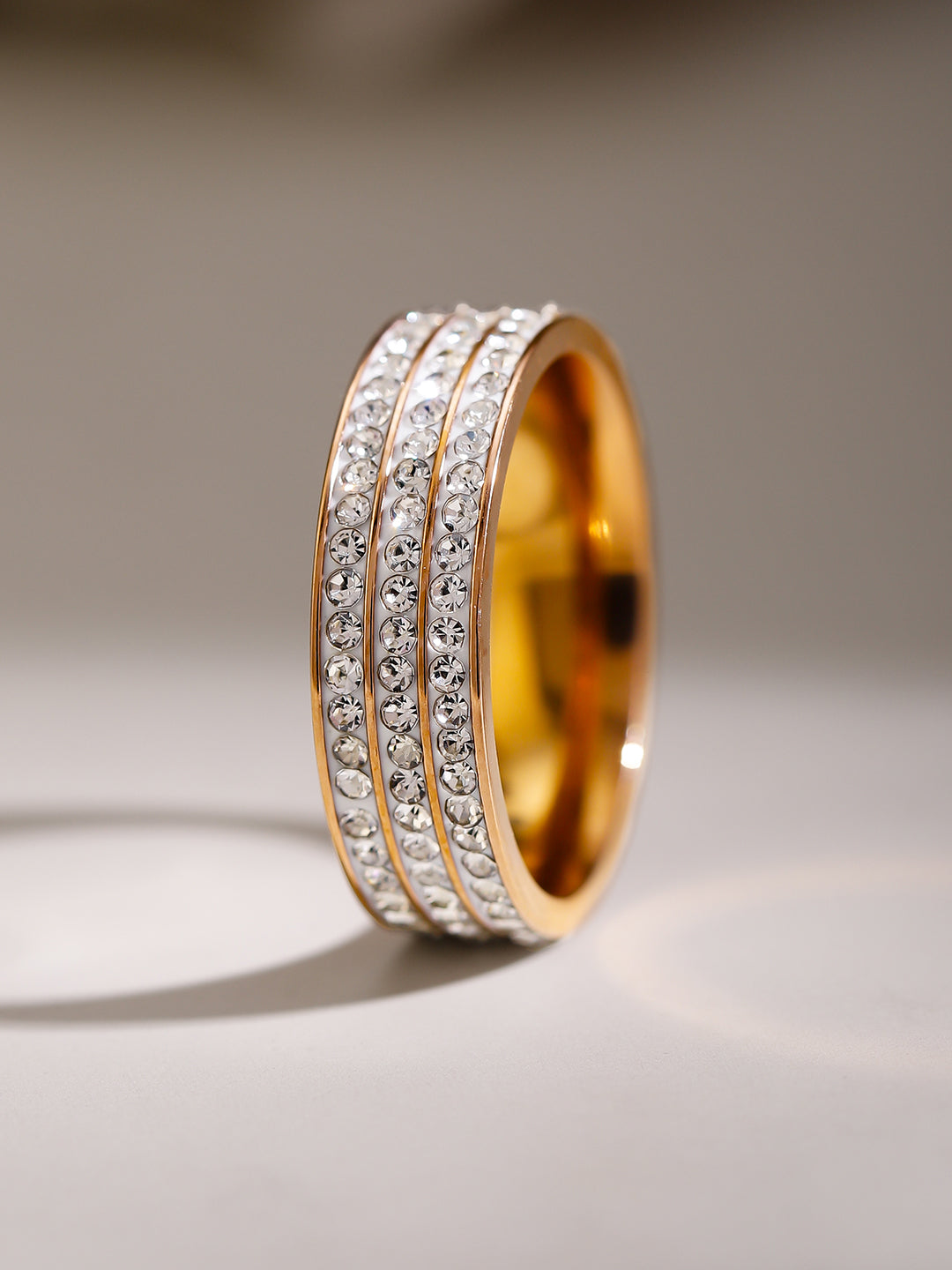 Triple Layer Eternity Band 8