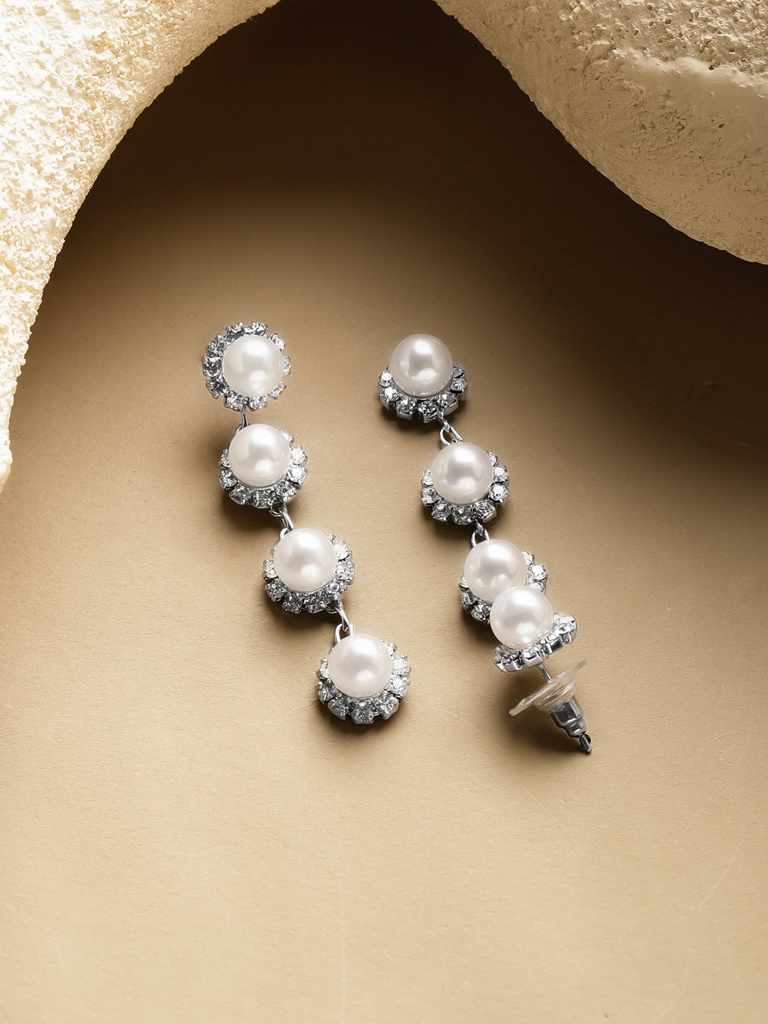 Pearl Dew Delicate Dangler Earrings フリーサイズ