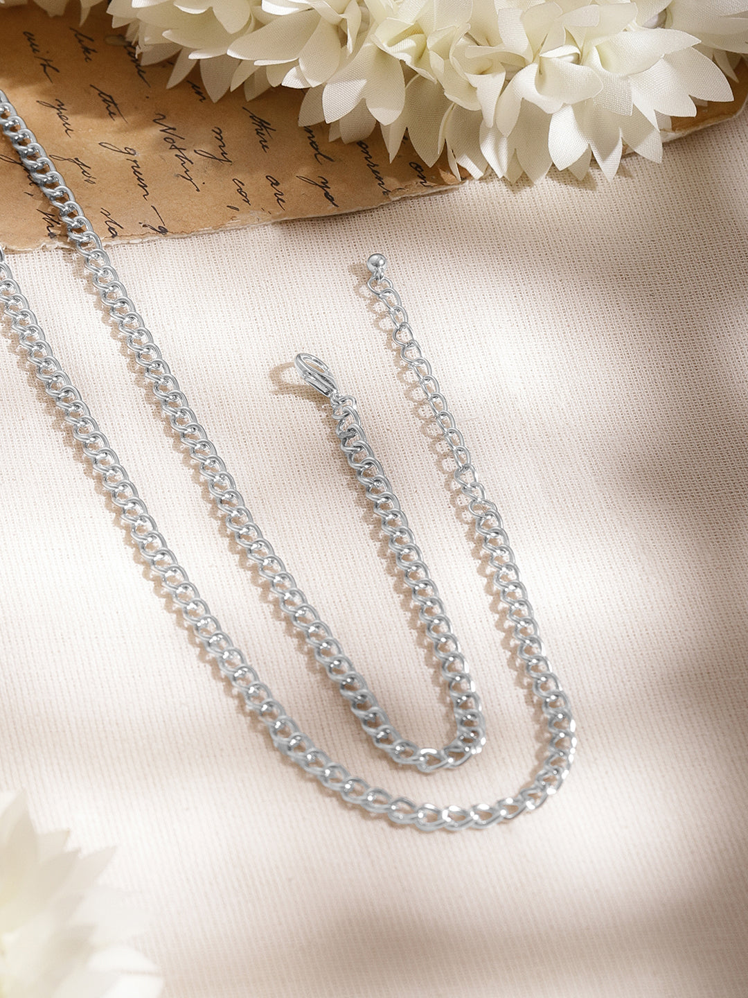 Oxidised Pink Enamel Ethnic Necklace フリーサイズ