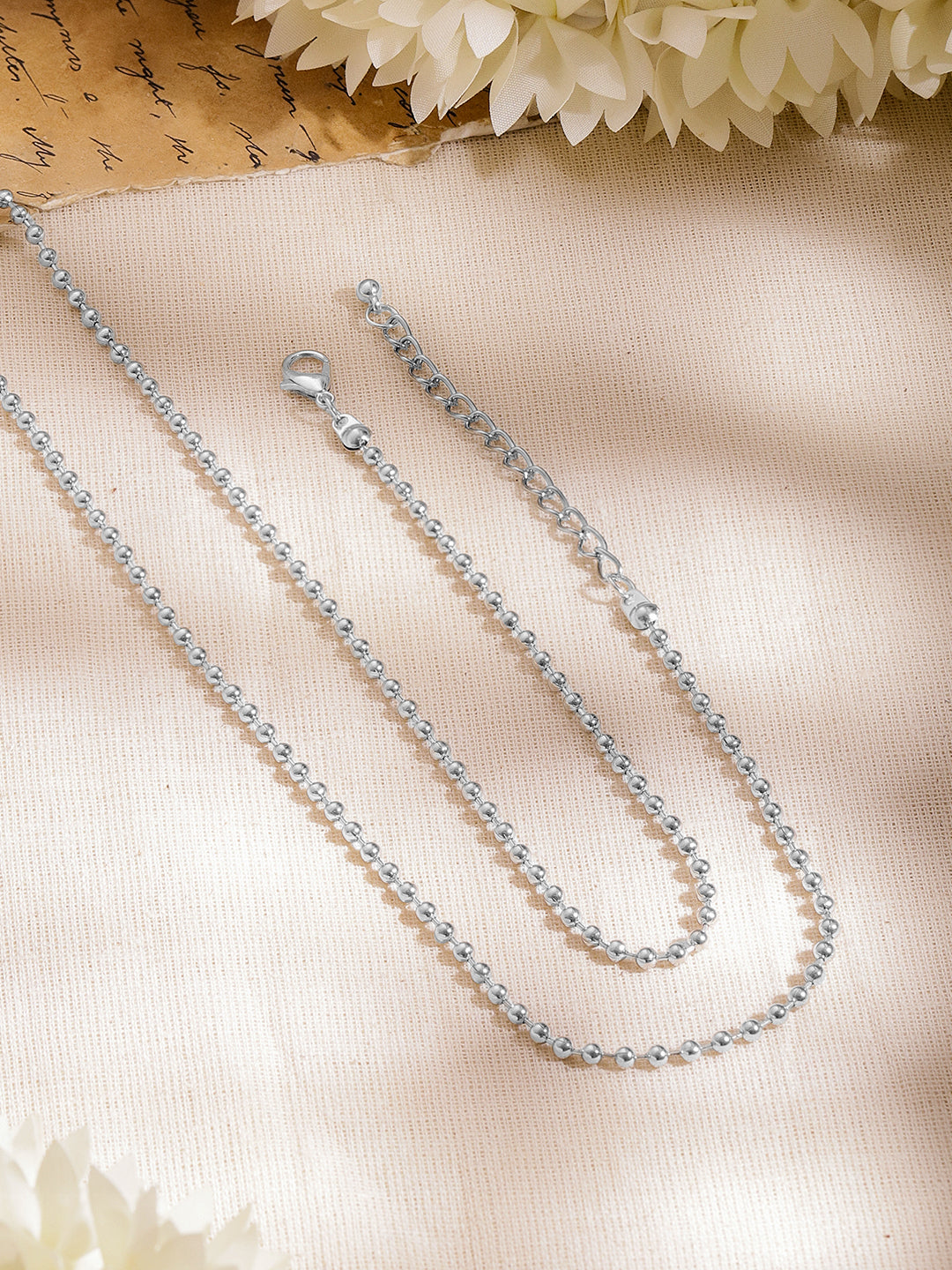 Oxidised Pink Enamel Statement Long Necklace フリーサイズ