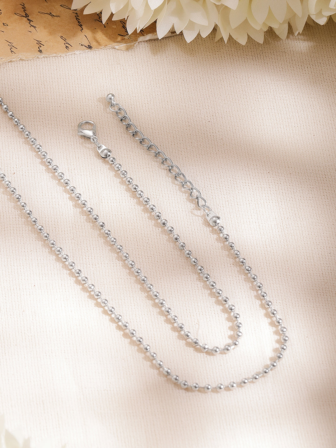 Oxidised Silver Pink Enamel Statement Necklace フリーサイズ