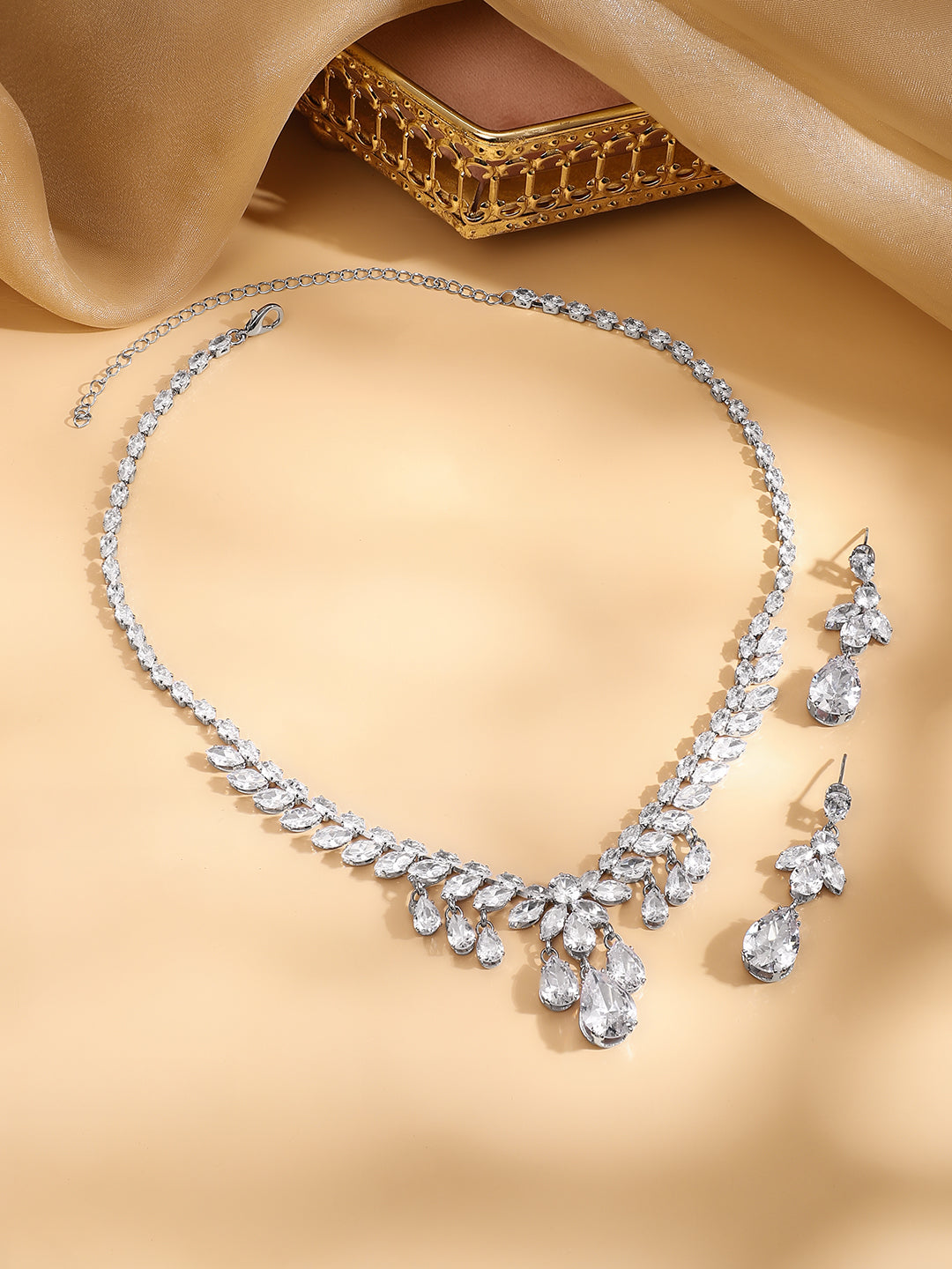 Crystal Fusion Necklace Set フリーサイズ