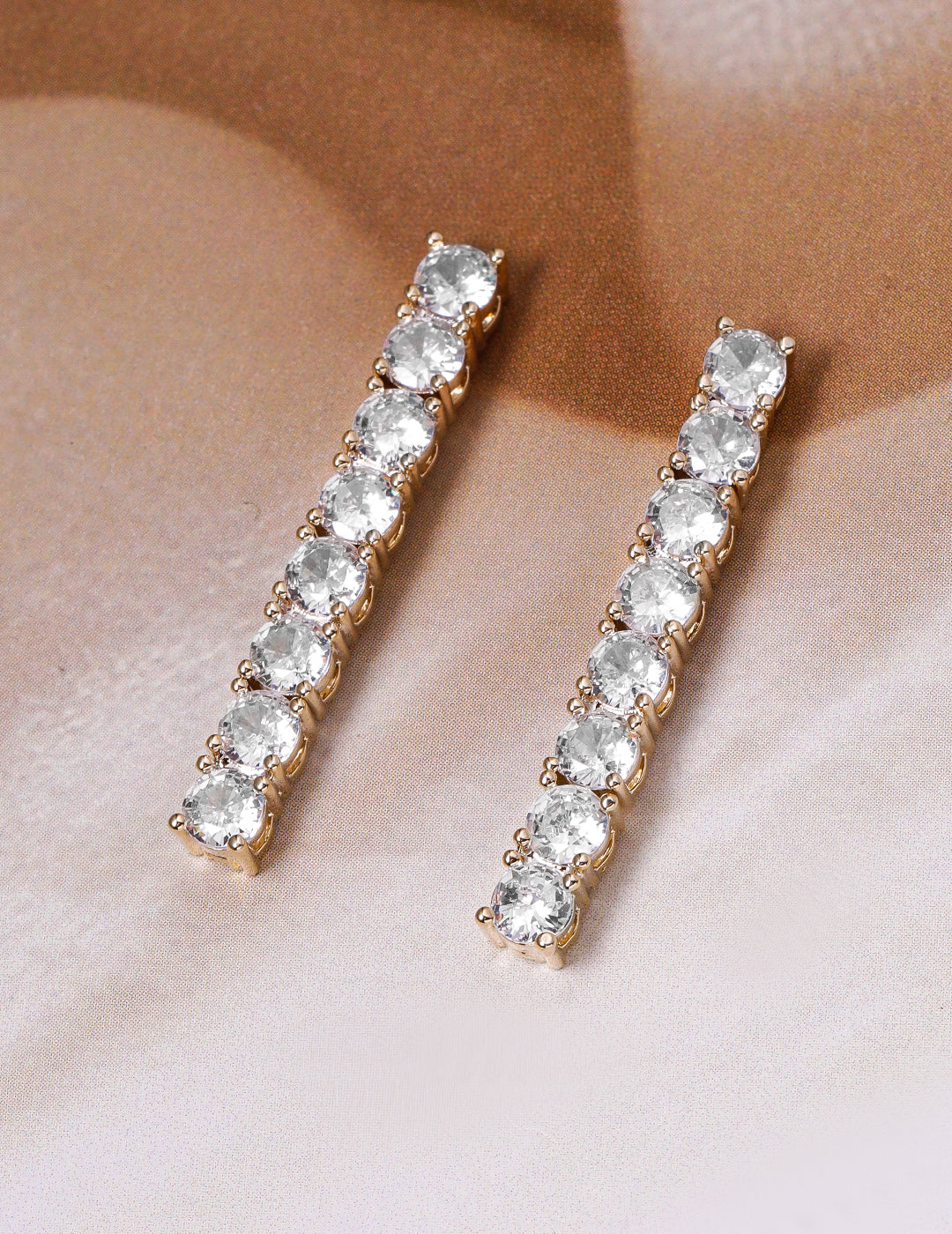Sunbeam Strand of Glamour Earrings Gold