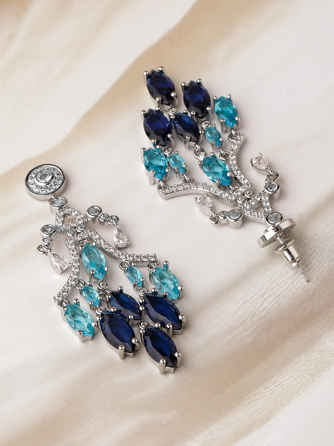 Earrings that Echo the Sea Silver