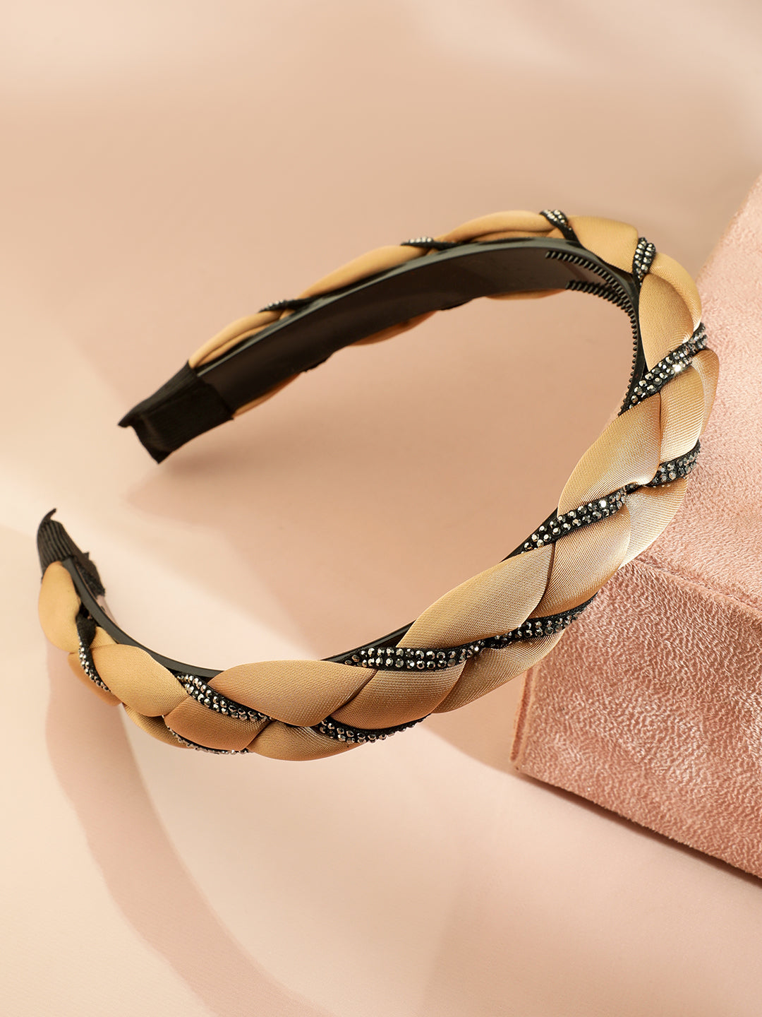 Embellished Satin Headband フリーサイズ