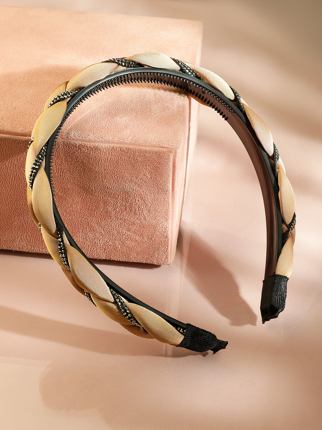 Embellished Satin Headband フリーサイズ