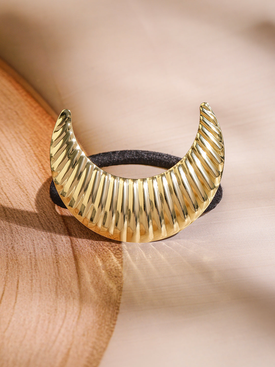 Set of Two Tone Hair Clips Gold