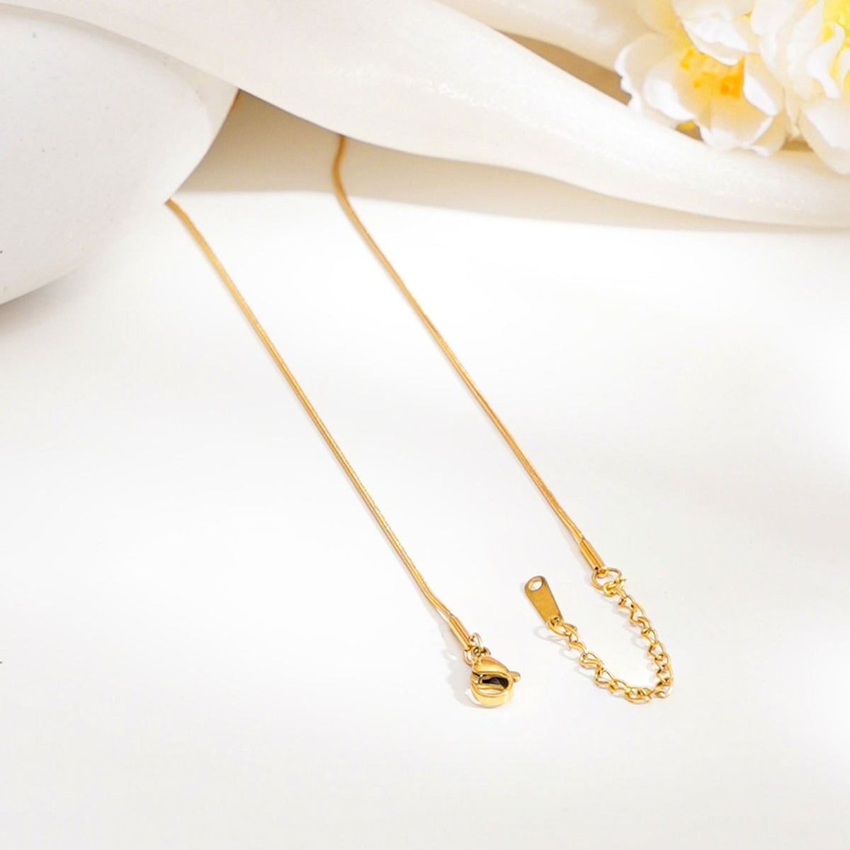 Clean Heart Gold Plated Pendant Necklace Gold