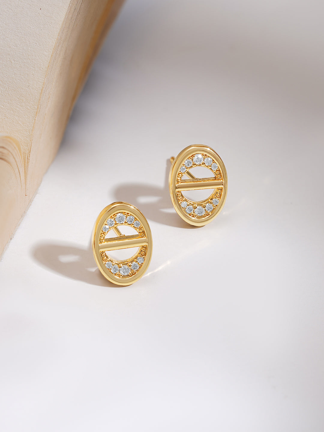 【Rubans】 Gold Plated Geometric Charm Collar Necklace Set｜ゴールドメッキ ジオメトリック チャーム カラーネックレス セット