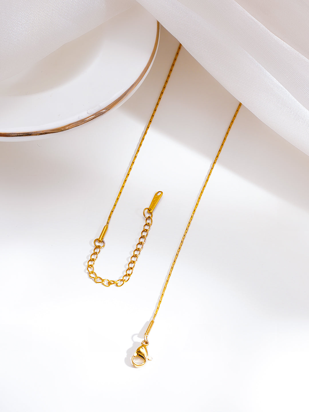 Demi Fine 18K Gold Plated Stainless Steel Crystal Star Pendant Necklace フリーサイズ