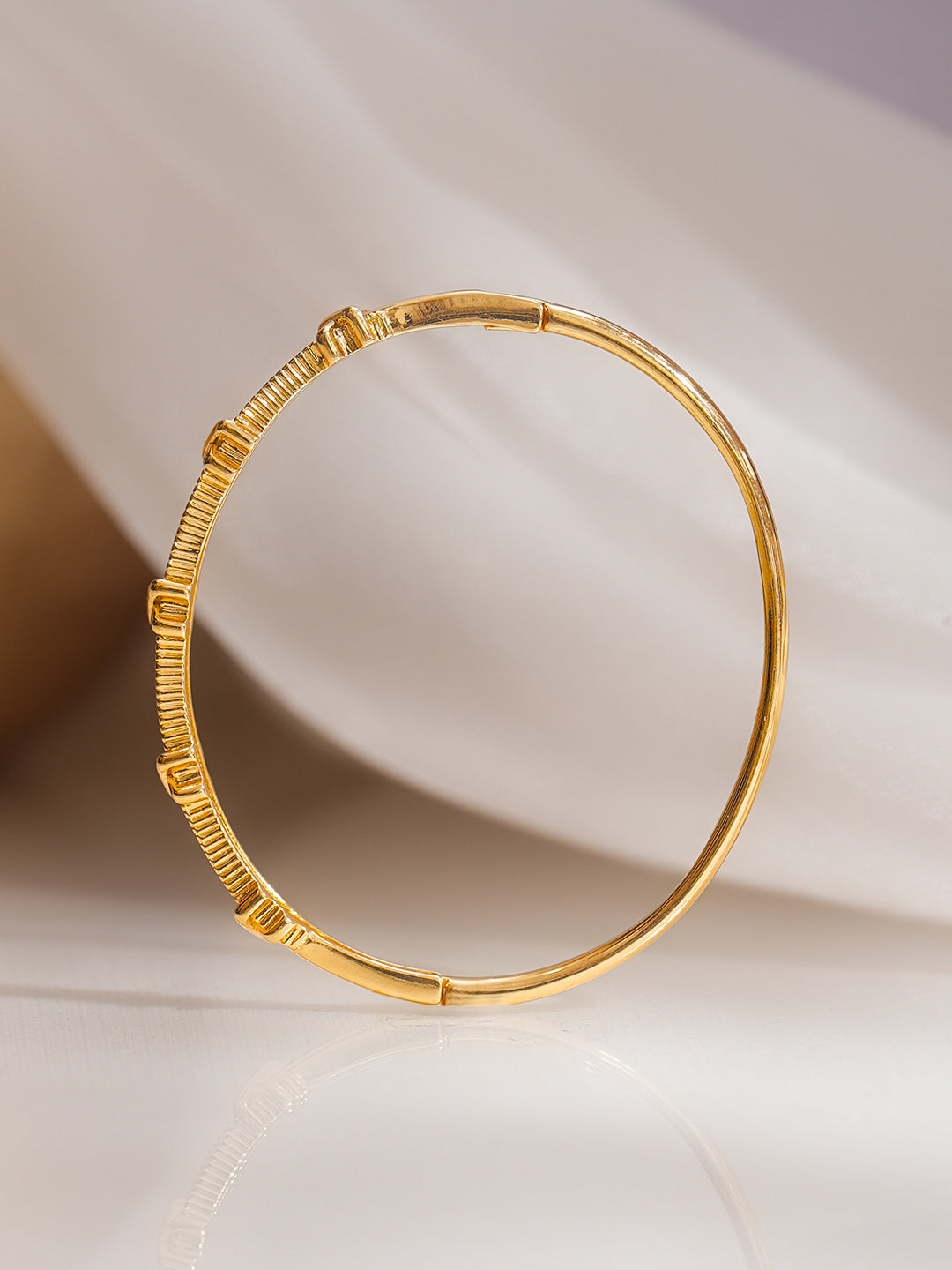 Gold Plated American Diamond Zirconia Bracelet フリーサイズ