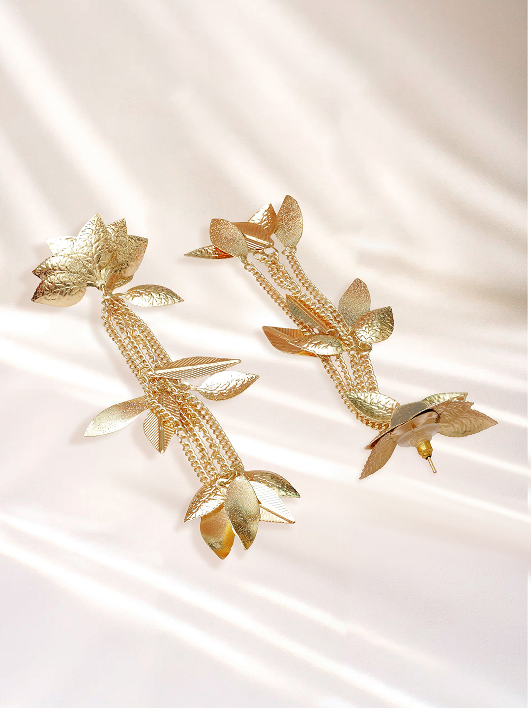 Moonlit Pearls & Kundan Danglers フリーサイズ