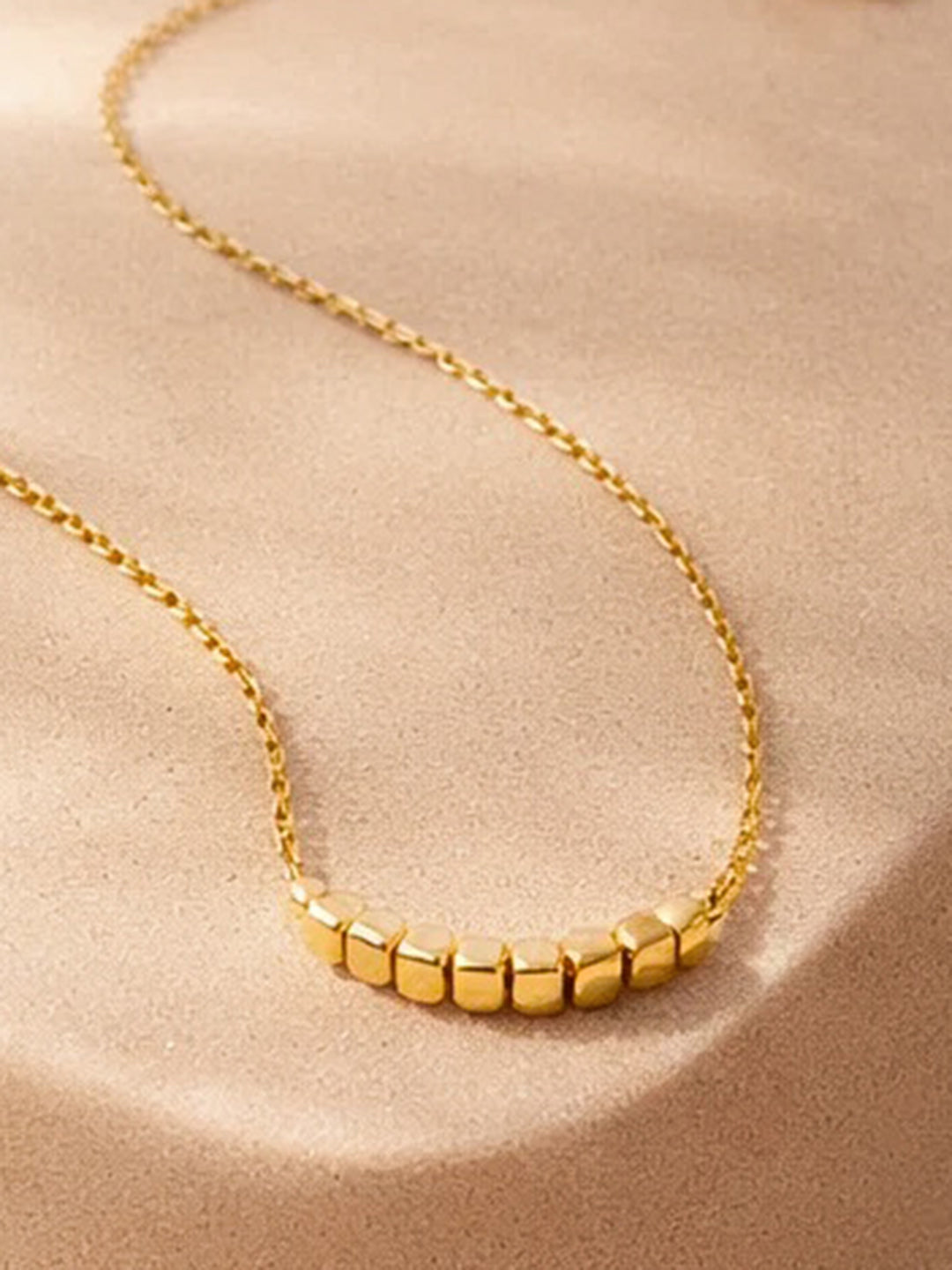 Demi Fine 18K Gold Plated Stainless steel Disc Charm Chain Necklace Length - 19.8 cm