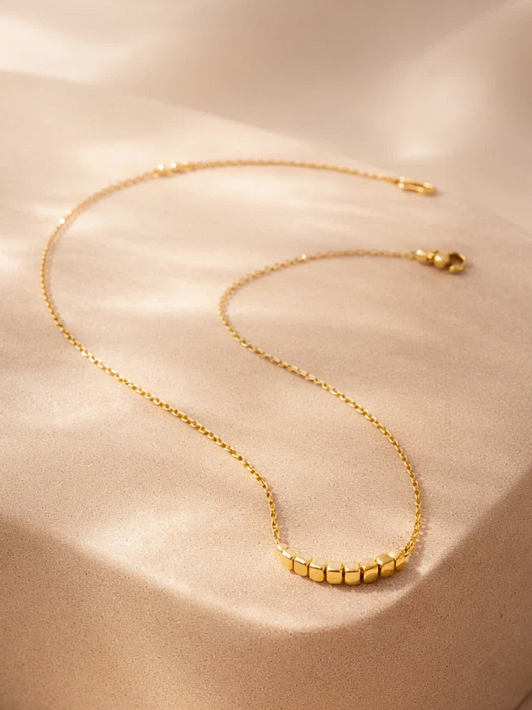 Demi Fine 18K Gold Plated Stainless steel Disc Charm Chain Necklace Length - 19.8 cm