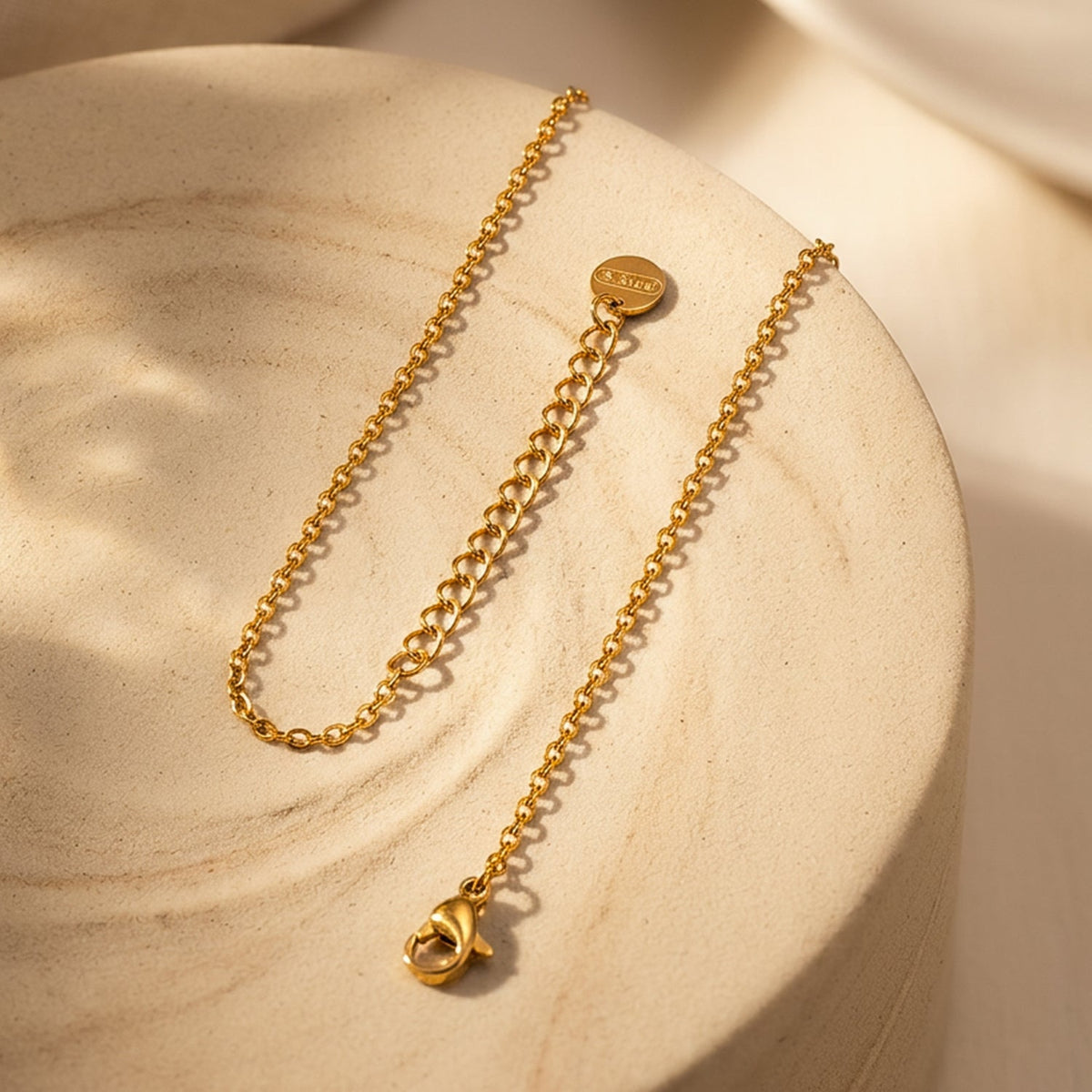 Demi Fine 18K Gold Plated Stainless Steel Coastal Multi Charm Necklace フリーサイズ