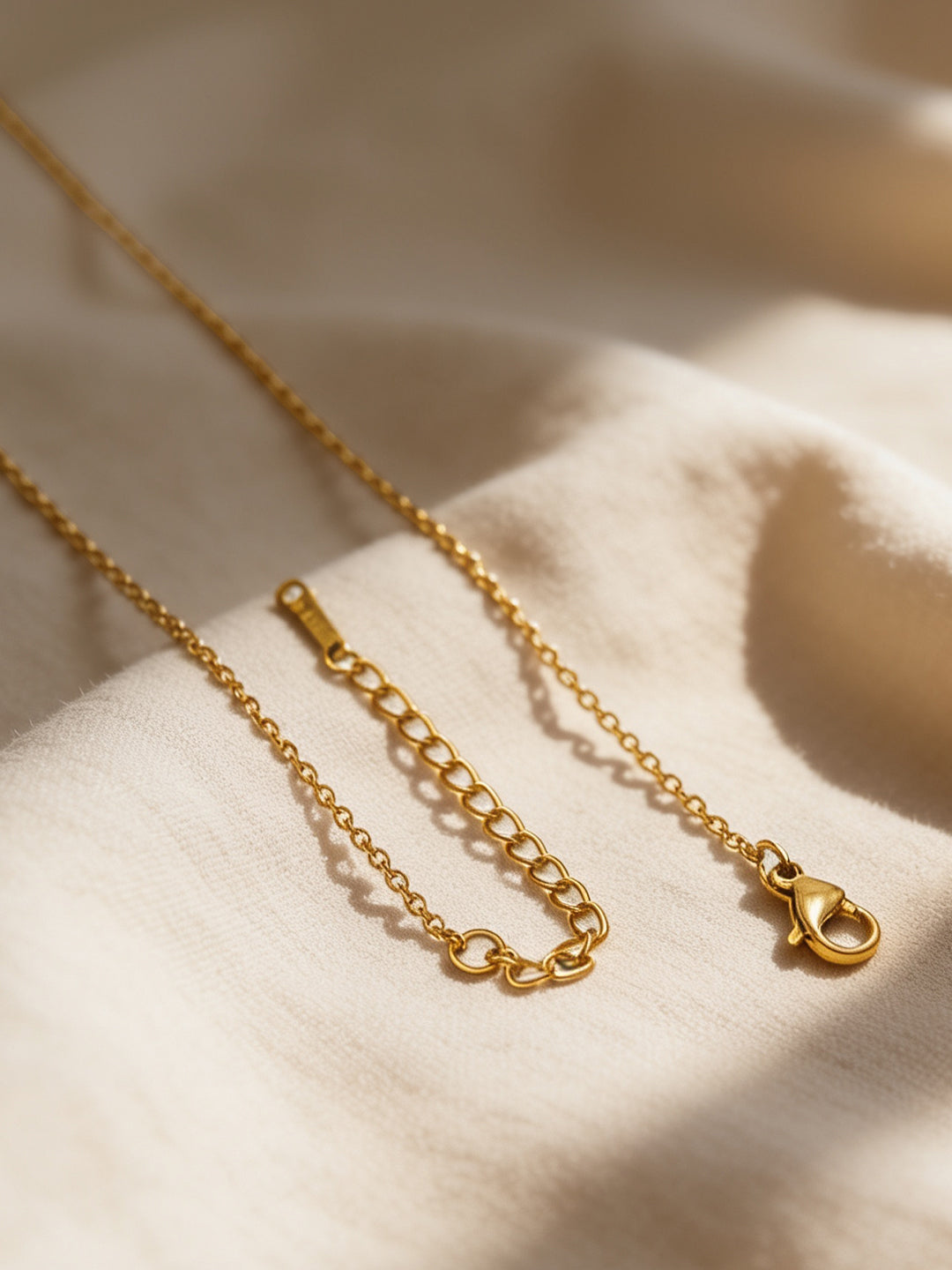 Demi Fine 18K Gold Plated Stainless steel Endless Love Pendant Chain Length - 21.5 cm