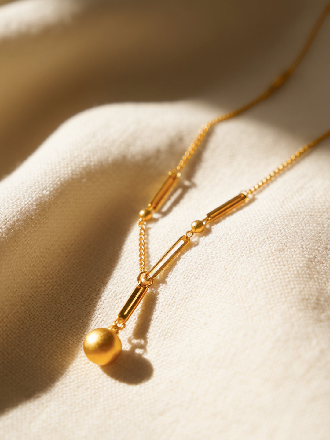 Demi Fine 18K Gold Plated Stainless steel Cosmic Glow Pendant Chain Length - 22.5 cm