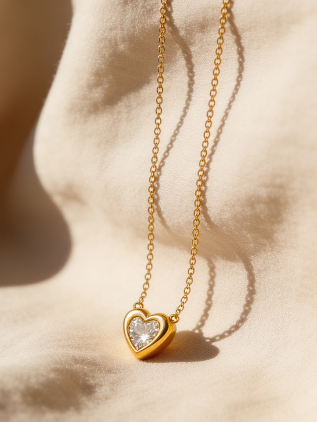 Demi Fine 18K Gold Plated Stainless steel Forever Yours Pendant Chain Length - 21 cm