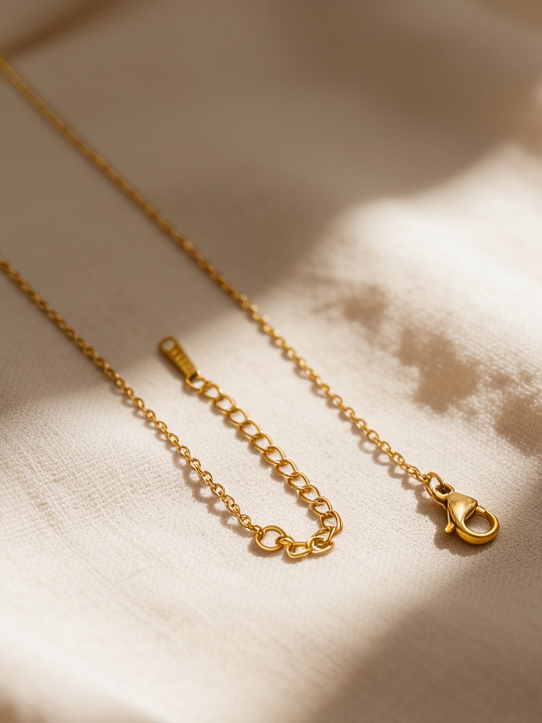 Demi Fine 18K Gold Plated Stainless steel Forever Yours Pendant Chain Length - 21 cm
