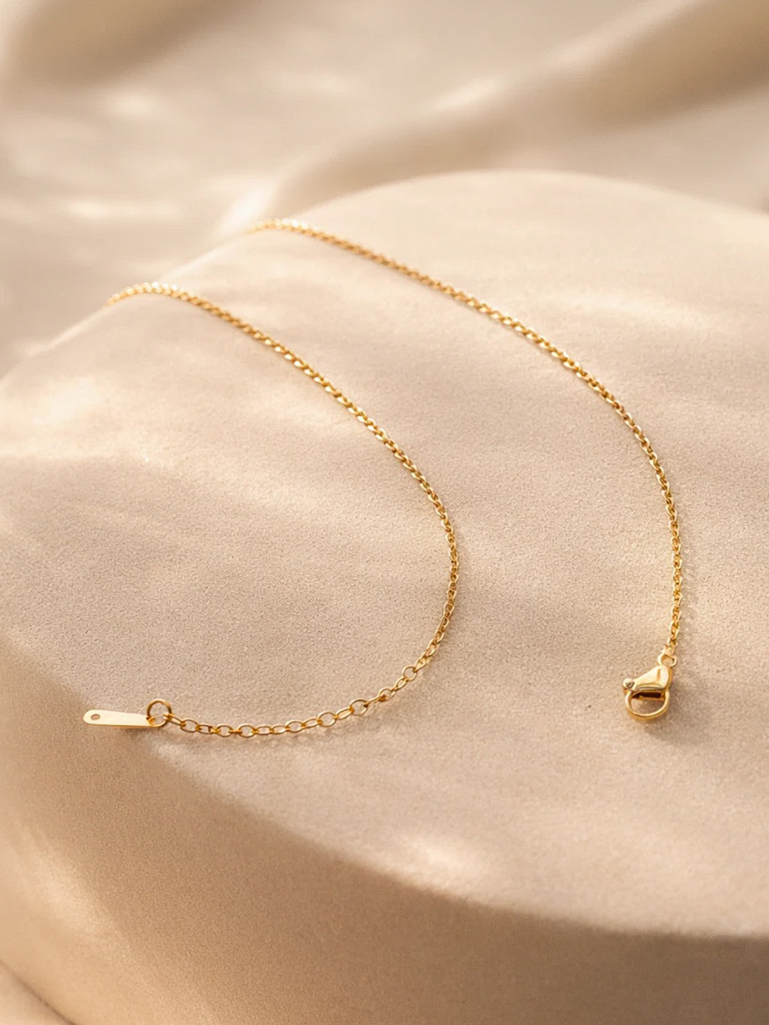 Demi Fine 18K Gold Plated Stainless steel Heart Pendant Chunky Chain Necklace Length - 22 cm