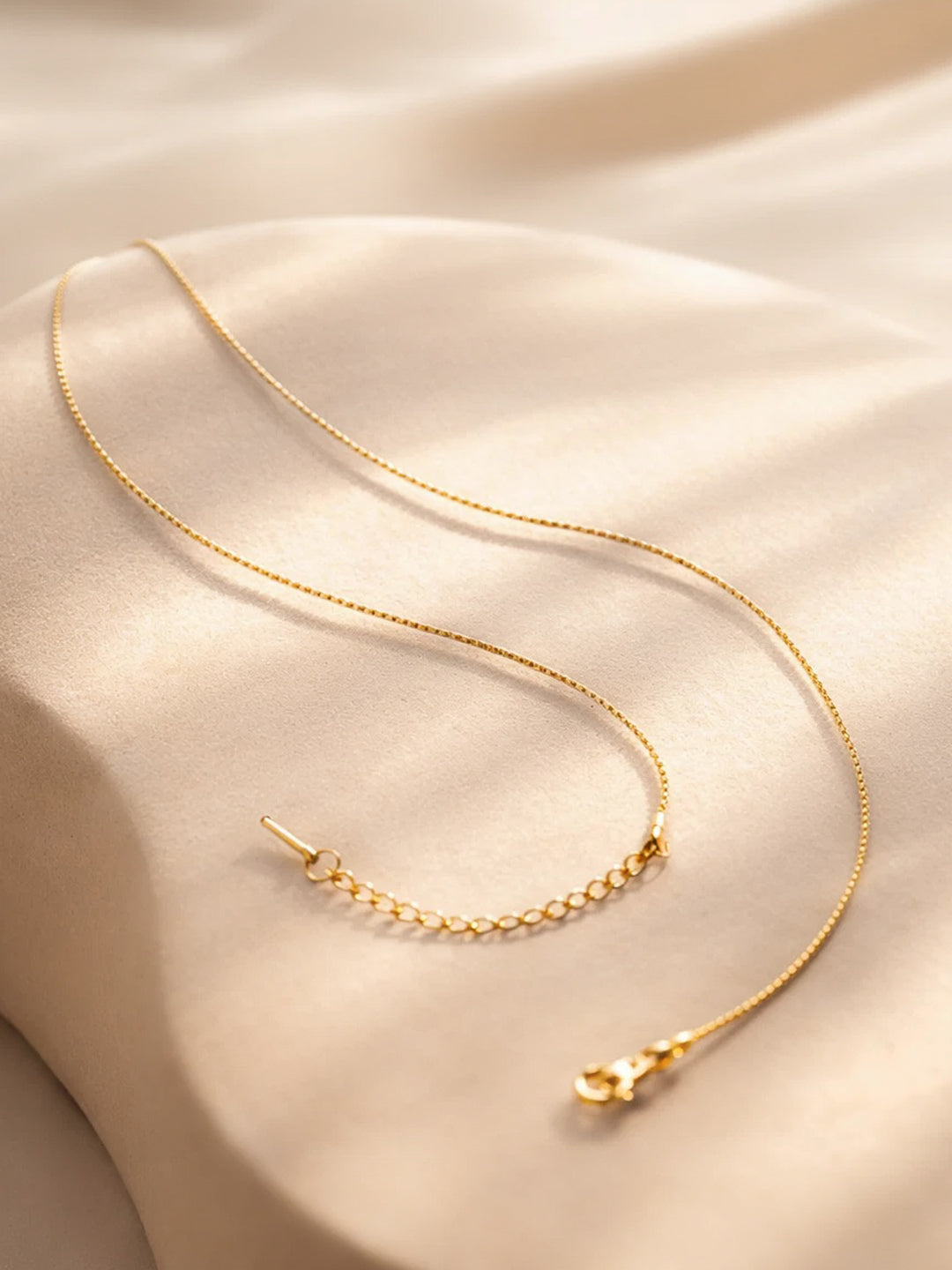 Demi Fine 18K Gold Plated Stainless steel Heart Charm Pendant Chain Necklace Length - 20 cm