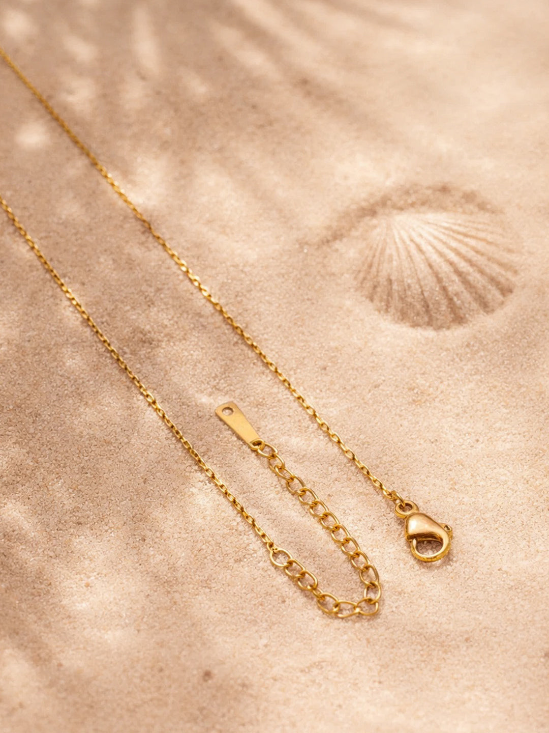 Demi Fine 18K Gold Plated Stainless steel Chevron V Shape Pendant Chain Length - 21.3 cm