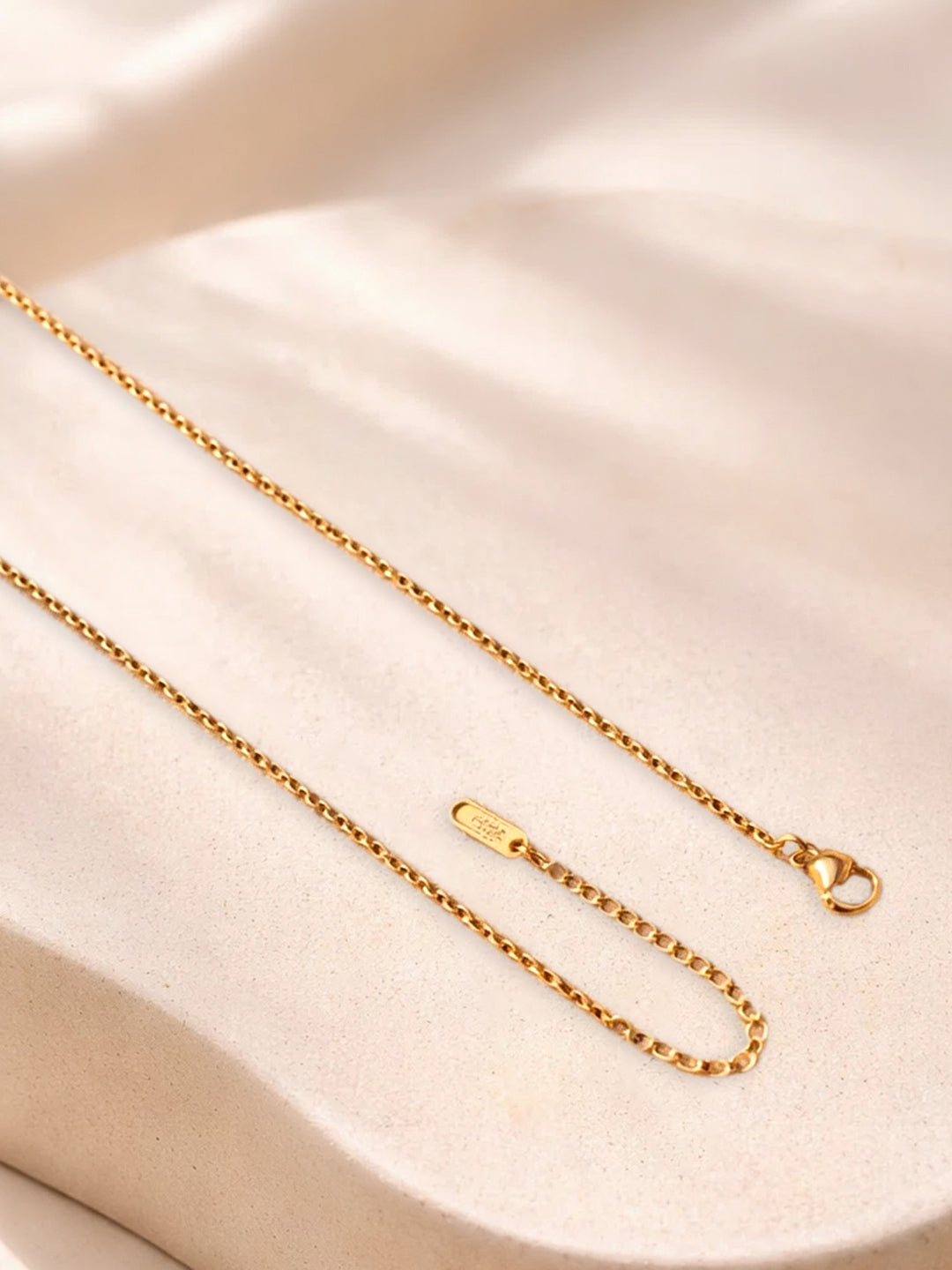 Demi Fine 18K Gold Plated Stainless steel Rose Enamel Pendant Necklace Length - 20.2 cm