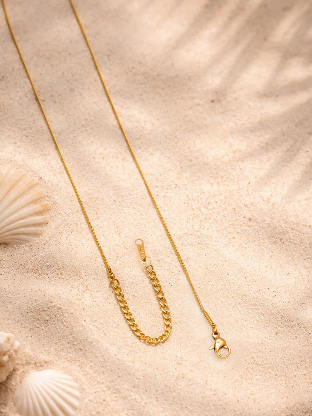 Demi Fine 18K Gold Plated Stainless steel Open Heart Pendant Chain Necklace Length - 20 cm